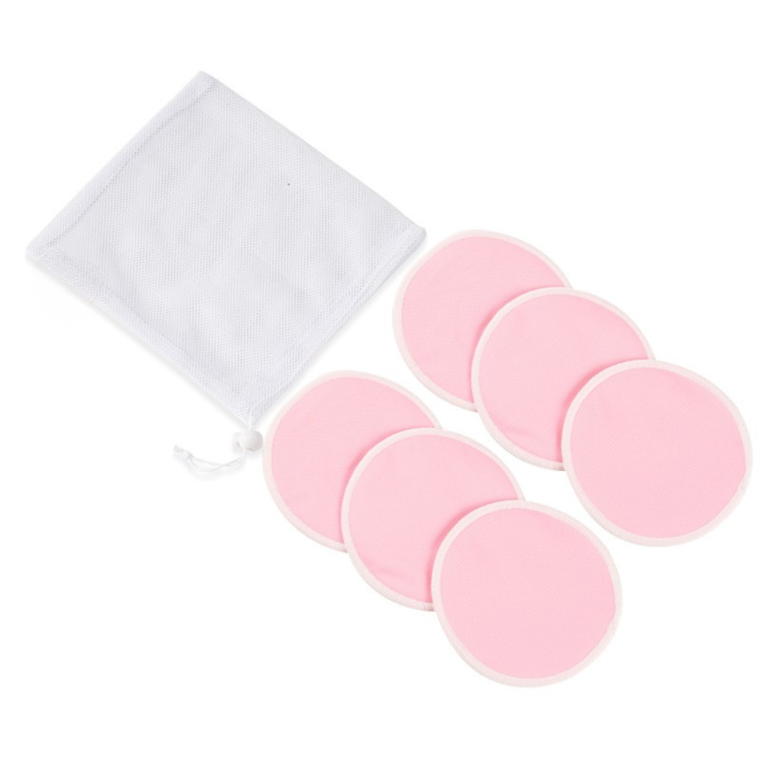 Bamboo breast pads reusable design with wash bag cheapest and best quality