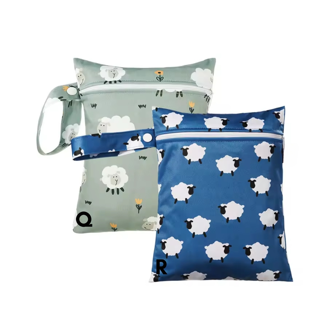 Wet bag designs of all colors for breast pumps