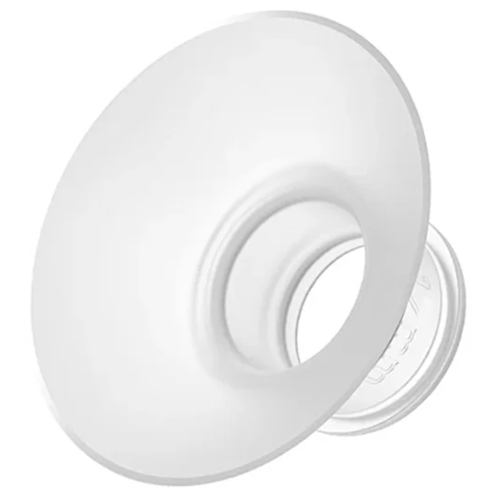 The breast pump can use silicone inserts for women who need smaller sizes. This is optimal for breastmilk output