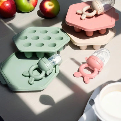 Silicone Breast Milk Freezer Tray + Matching Feeder!